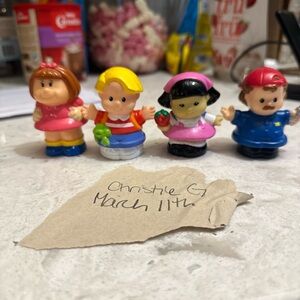 4 Vintage Little People Figurines